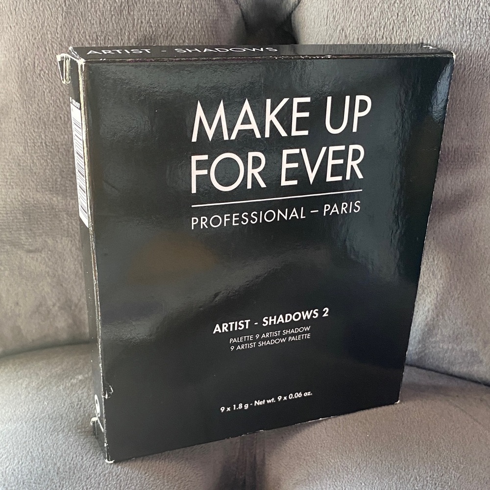 Makeup Forever Professional 9 pan Artist Shadows 2 Palette NIB!